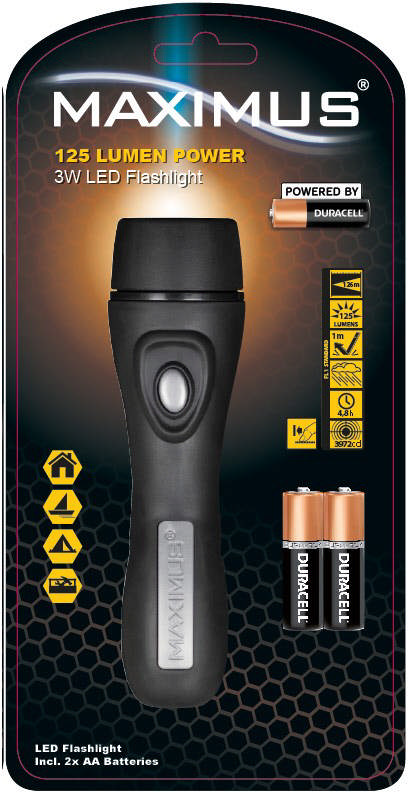 Maximus Taschenlampe M-FL-019-DU