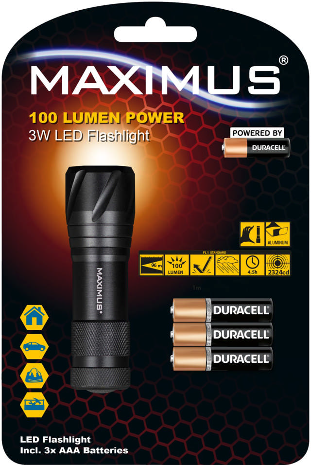 Maximus Taschenlampe M-FL-009-DU