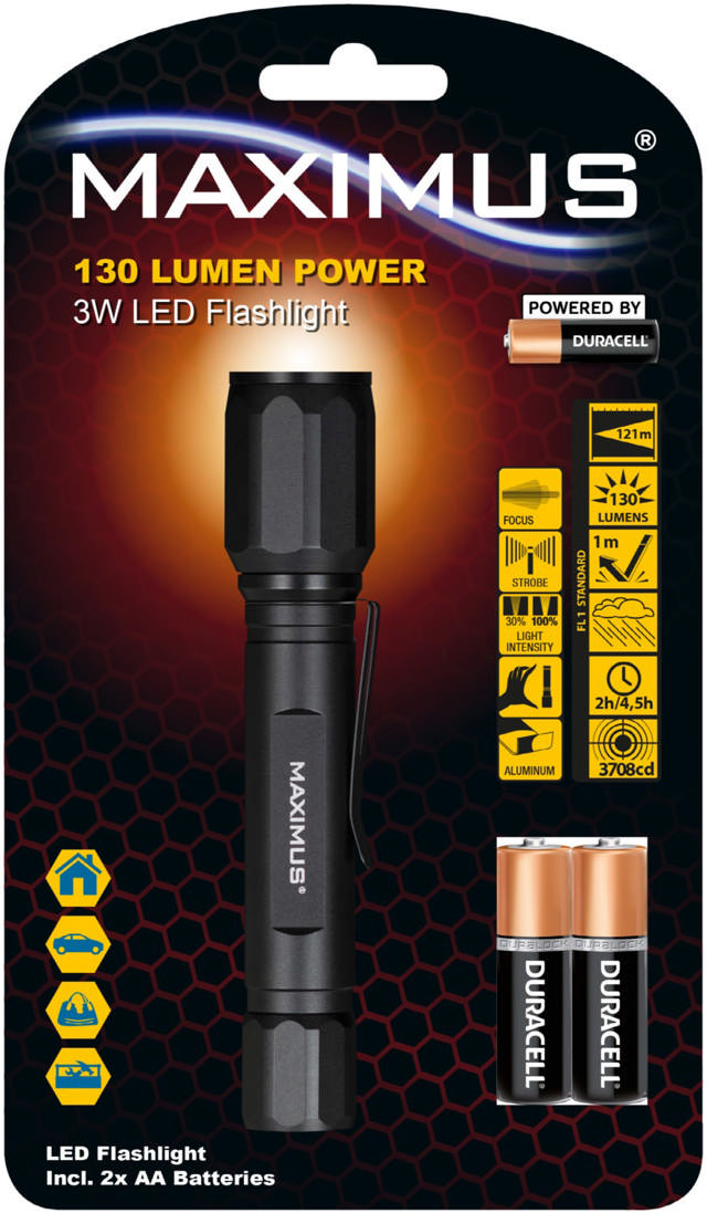 Maximus Taschenlampe M-FL-012-DU