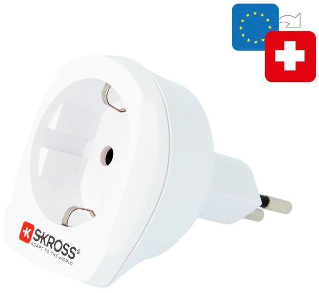SKROSS Reiseadapter EUROPE to SCHWEIZ