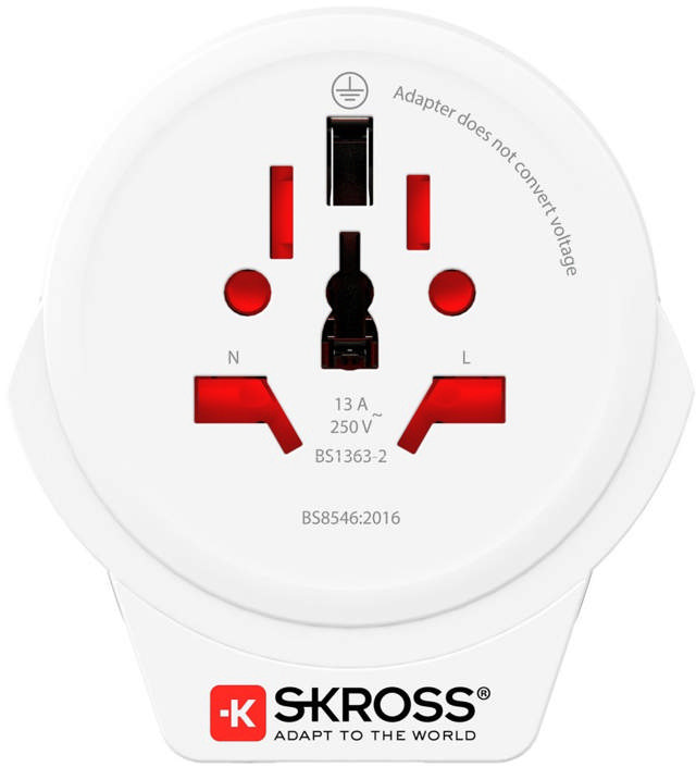 SKROSS Reiseadapter WORLD to EUROPE USB
